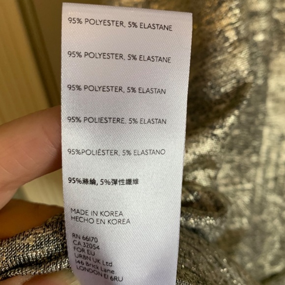 NWT Anthropologie Metallic Sleeveless Top - Picture 8 of 8